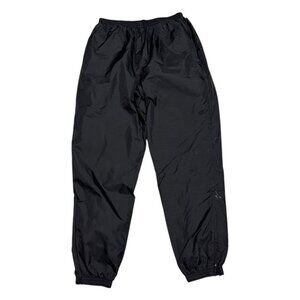 NIKE Vintage Y2K 90s Splash Windbreaker Lined Black Track Pants Mens XL